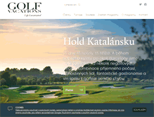 Tablet Screenshot of golfvacations.cz